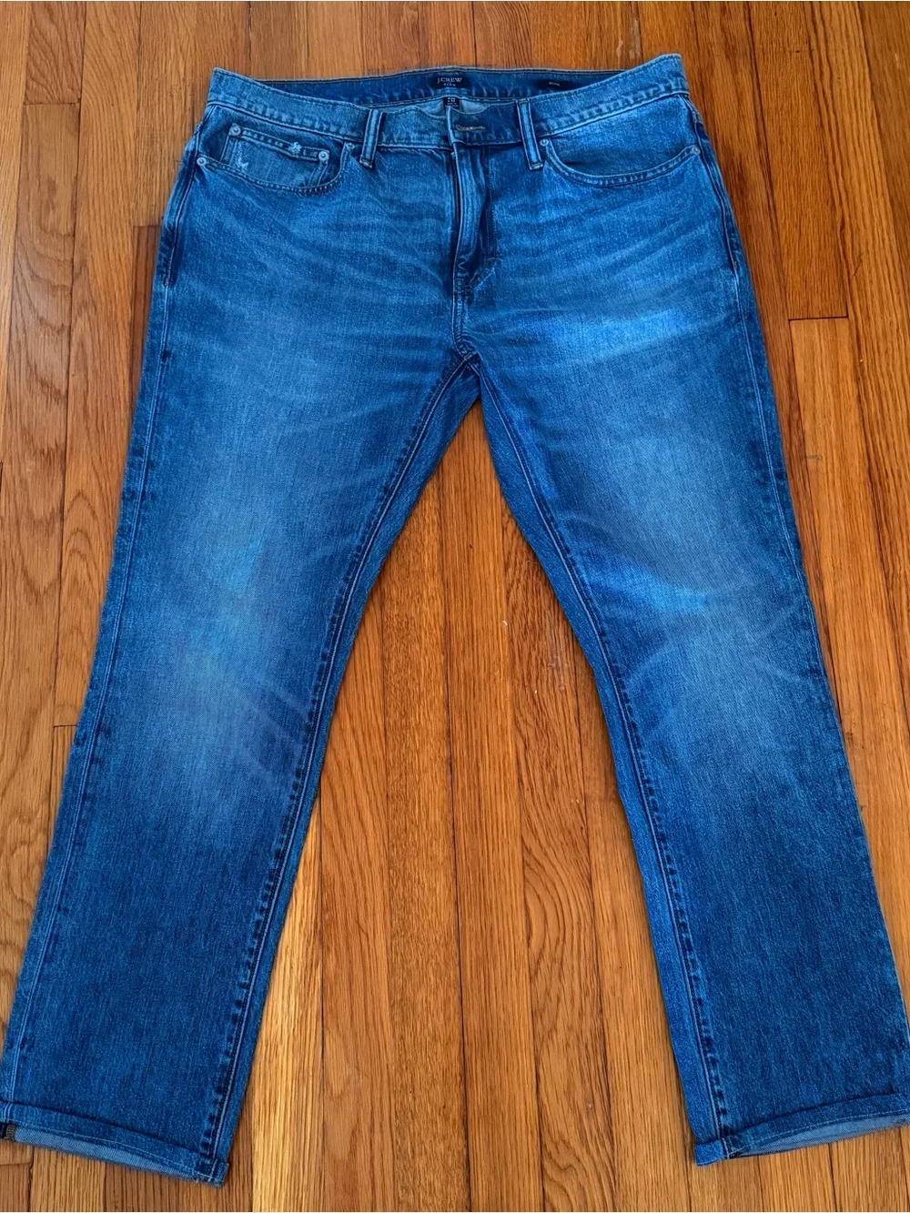 Jcrew’ Slimfit Light Faded Blue Jeans, Men’s 36x32